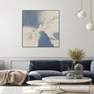 Cool Fury I by Daleno Art on GIANT ART - blue abstract abstrait