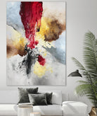 Subversion by Daleno Art on GIANT ART - red abstract abstrait 