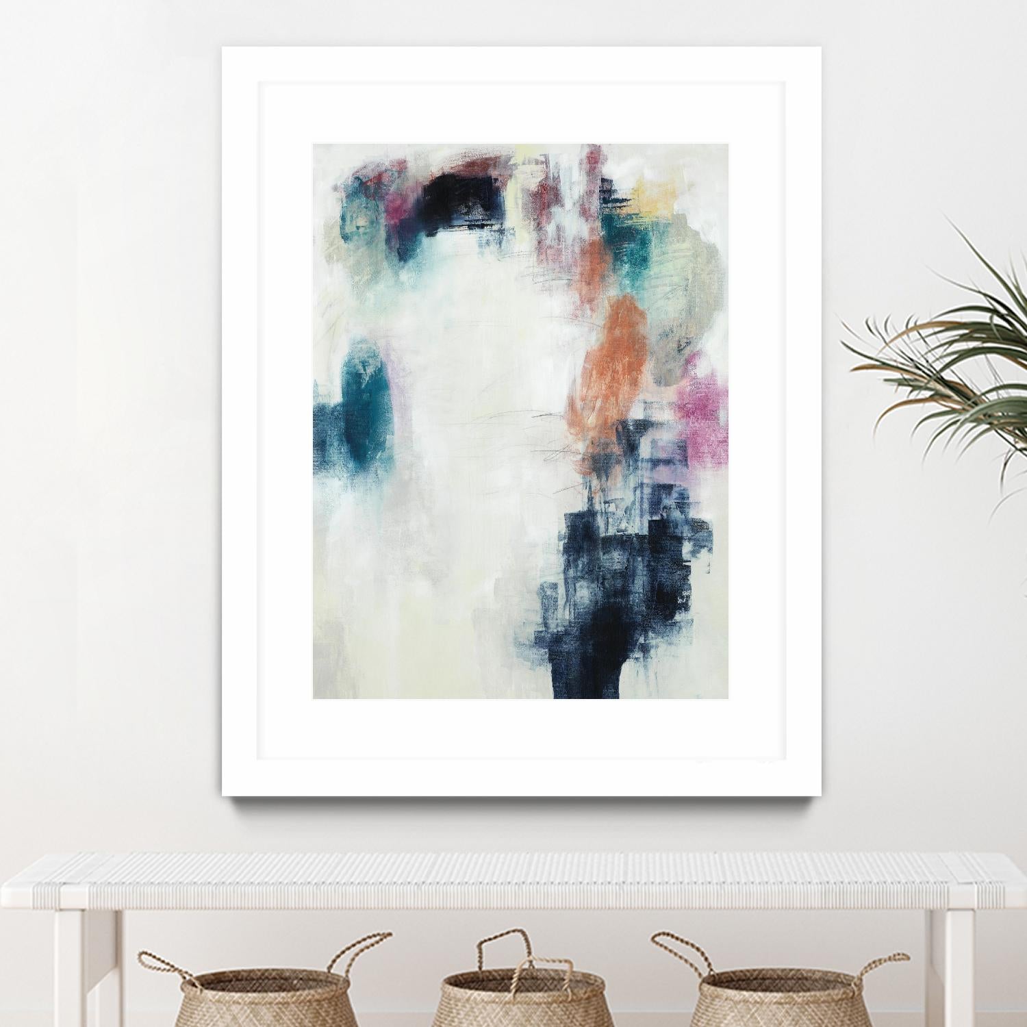 Sensitive Strum by Daleno Art on GIANT ART - blue abstract abstrait 