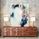 Sensitive Strum by Daleno Art on GIANT ART - blue abstract abstrait 
