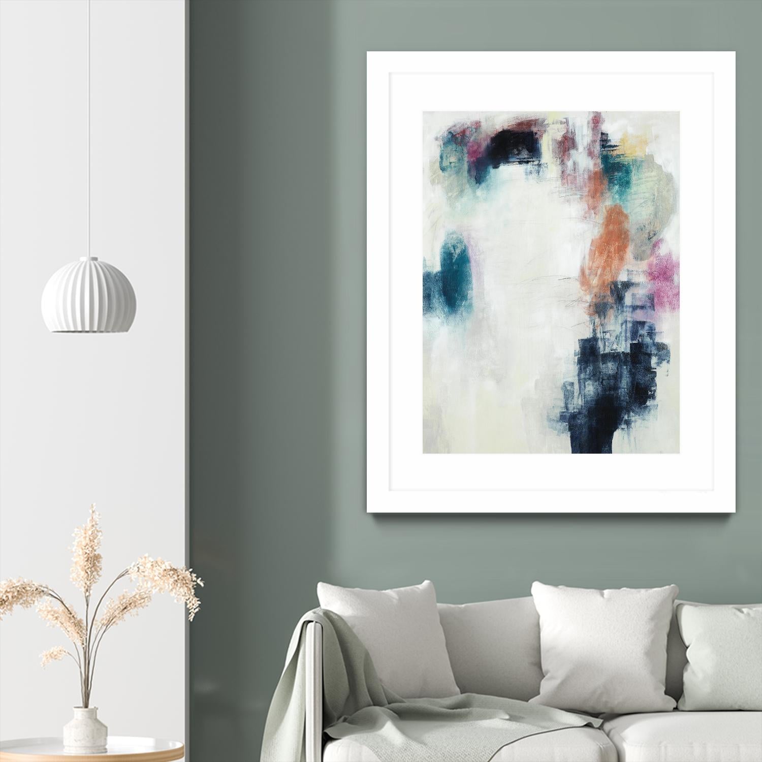 Sensitive Strum by Daleno Art on GIANT ART - blue abstract abstrait 