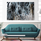 Skip the Small Talk by Daleno Art on GIANT ART - white abstract