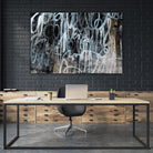 Skip the Small Talk by Daleno Art on GIANT ART - white abstract