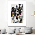 Cliff Divers by Daleno Art on GIANT ART - red abstract abstrait 