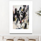 Cliff Divers by Daleno Art on GIANT ART - red abstract abstrait 