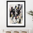 Cliff Divers by Daleno Art on GIANT ART - red abstract abstrait 