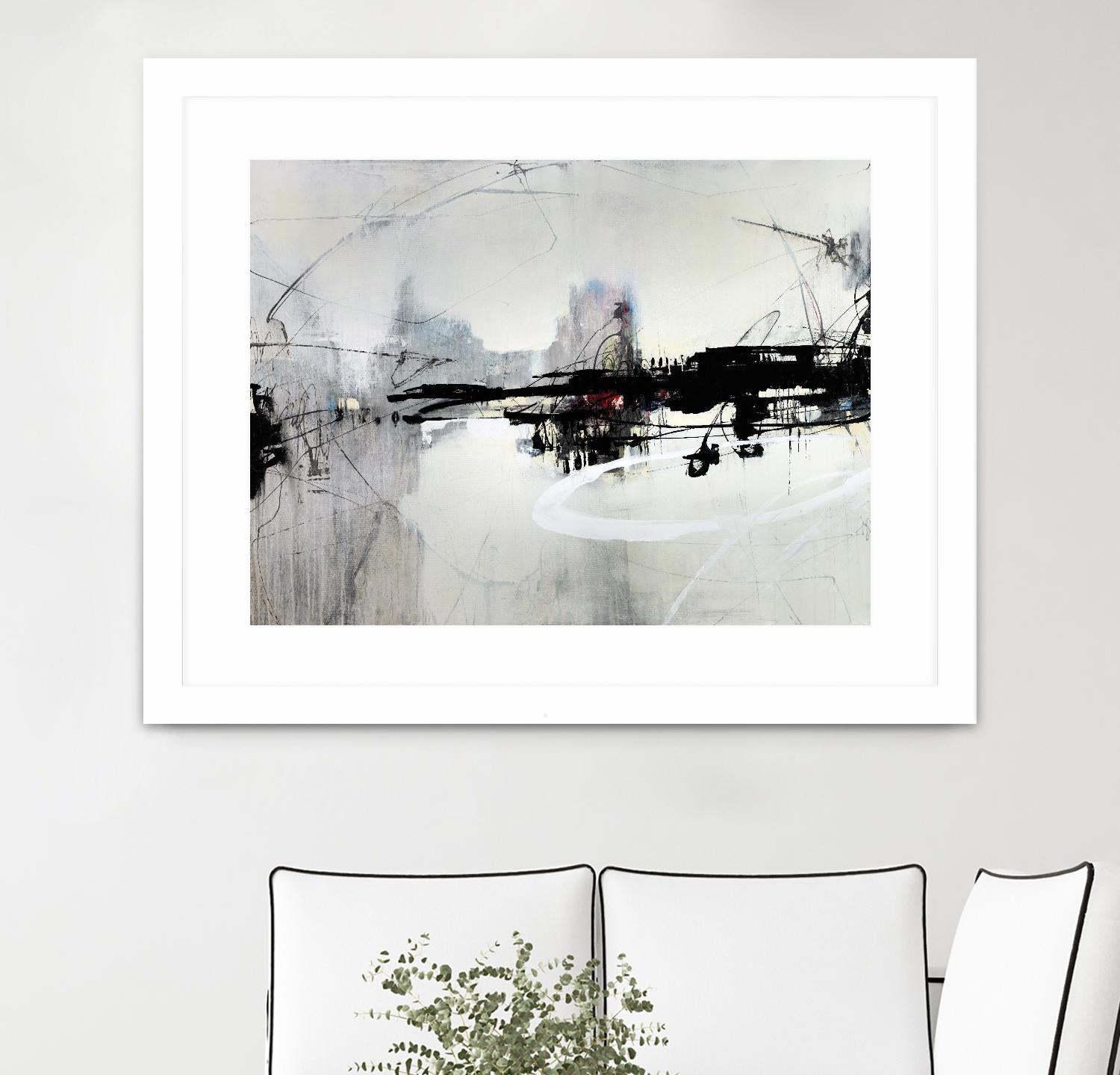 Harbor of Industry by Daleno Art on GIANT ART - red abstract abstract