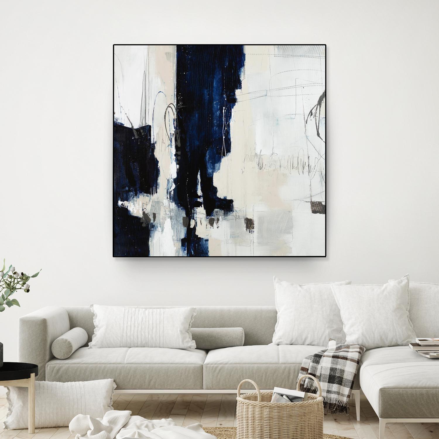 Underground Mechanics by Daleno Art on GIANT ART - blue abstract abstrait 