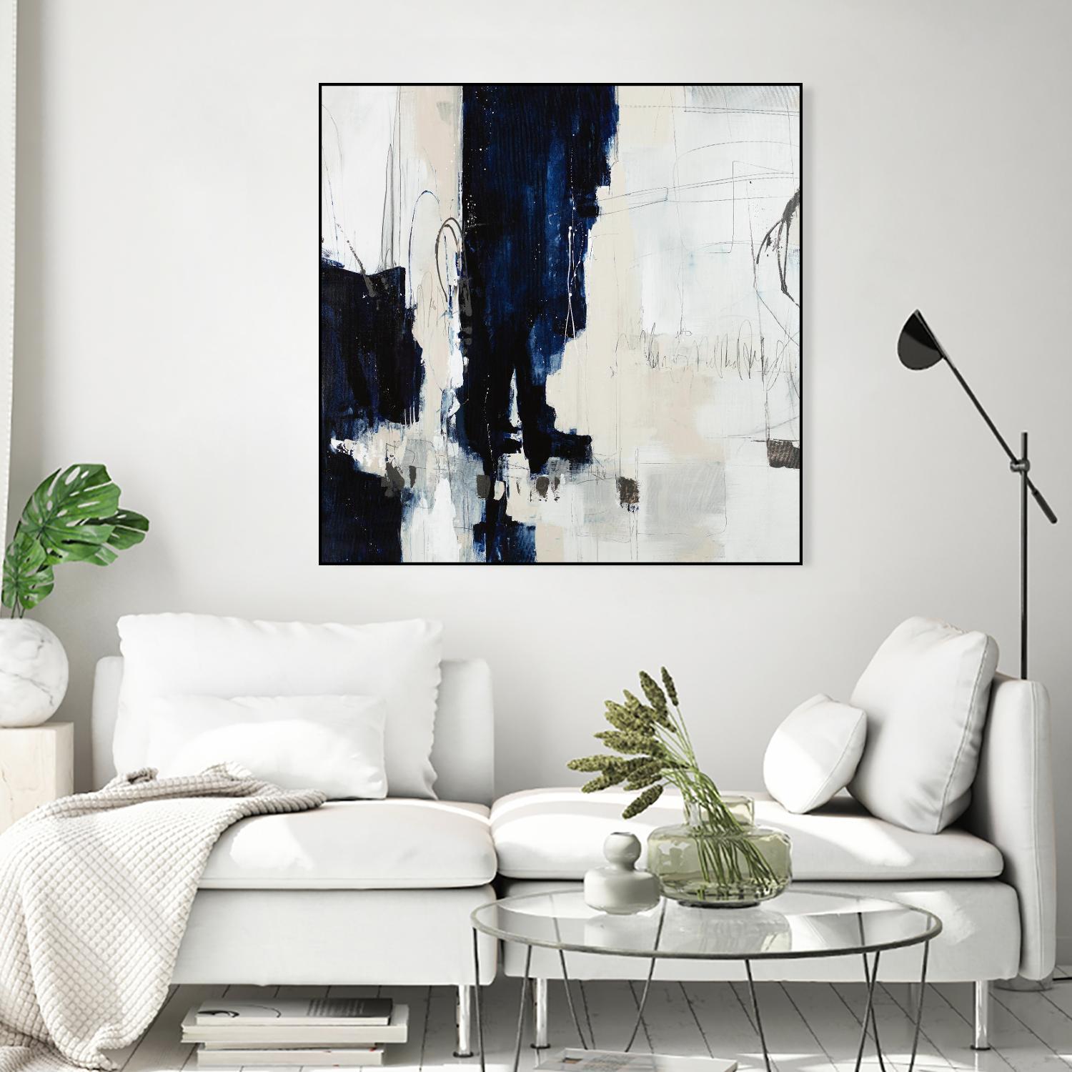 Underground Mechanics by Daleno Art on GIANT ART - blue abstract abstrait 