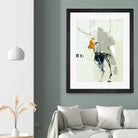 Outburst V by Daleno Art on GIANT ART - orange abstract abstract