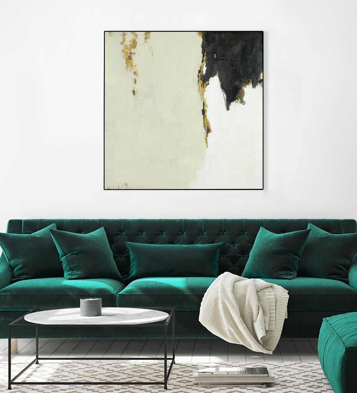 Get Rich Fast by Daleno Art on GIANT ART - gold abstract abstrait 
