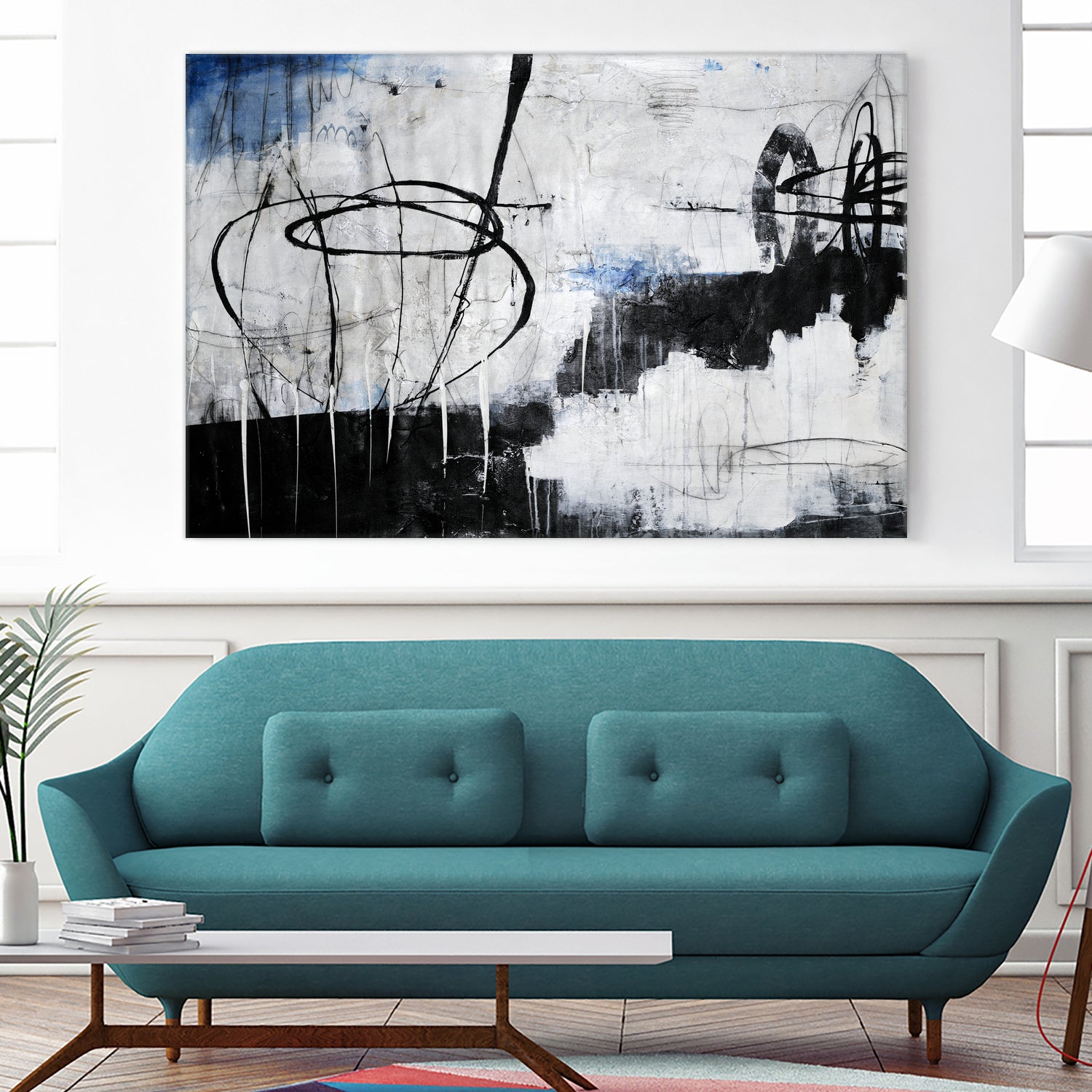 About That Twirl by Daleno Art on GIANT ART - black abstract