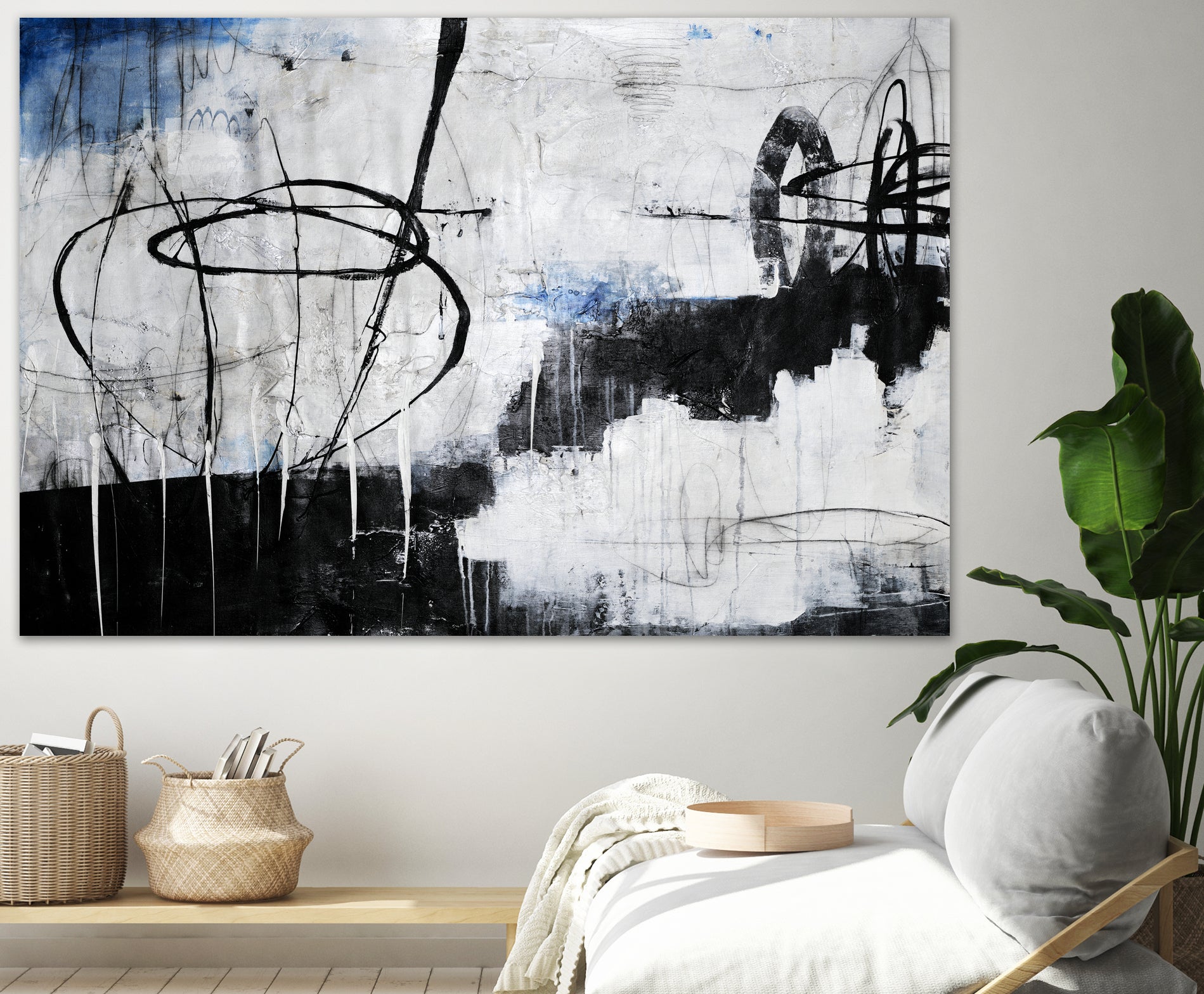 About That Twirl by Daleno Art on GIANT ART - black abstract