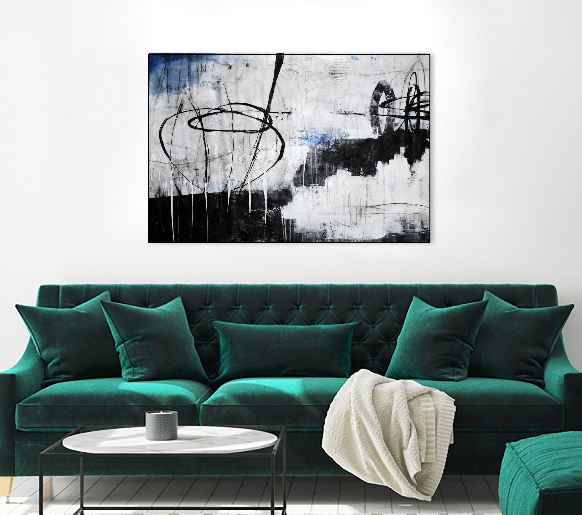 About That Twirl by Daleno Art on GIANT ART - black abstract