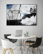 About That Twirl by Daleno Art on GIANT ART - black abstract