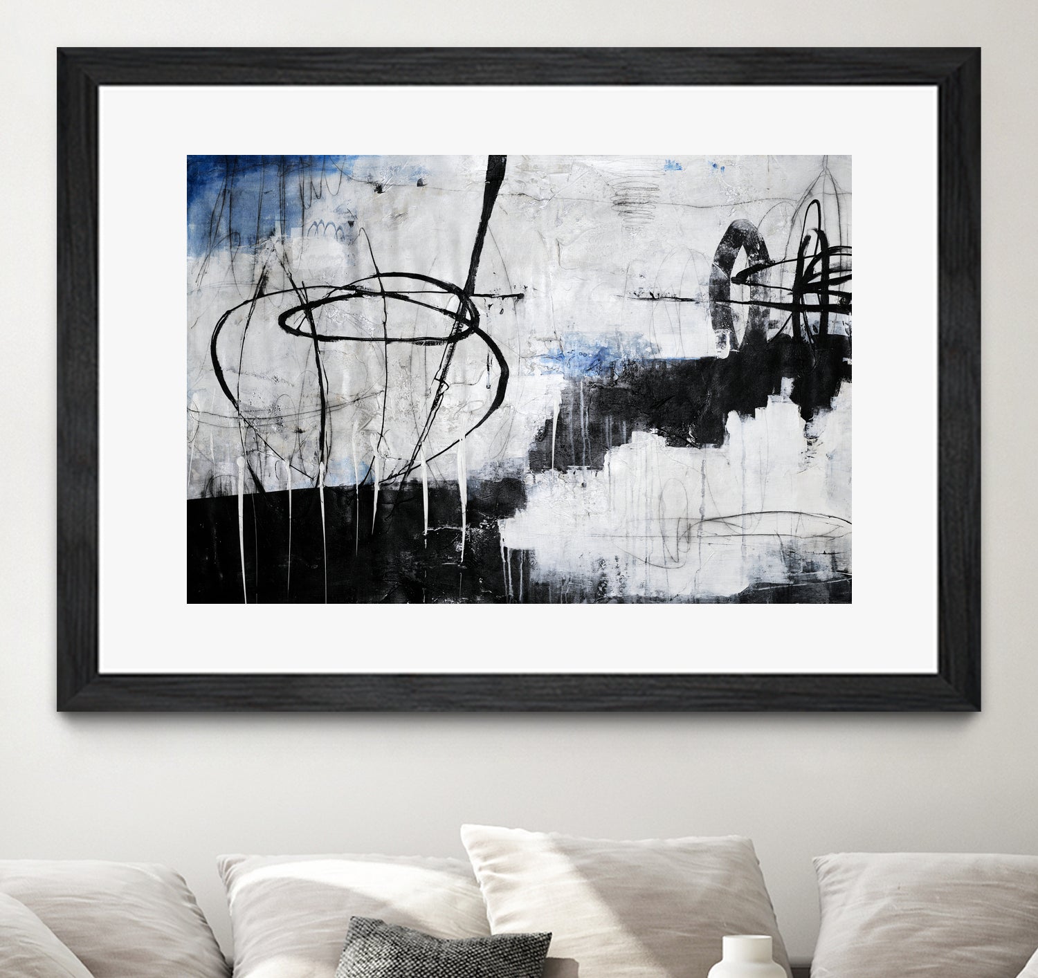 About That Twirl by Daleno Art on GIANT ART - black abstract