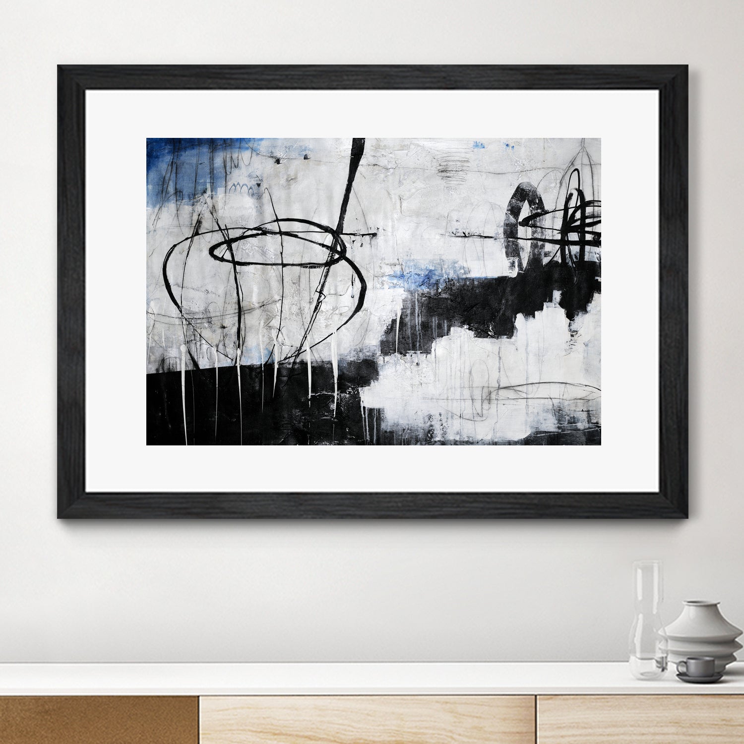 About That Twirl by Daleno Art on GIANT ART - black abstract