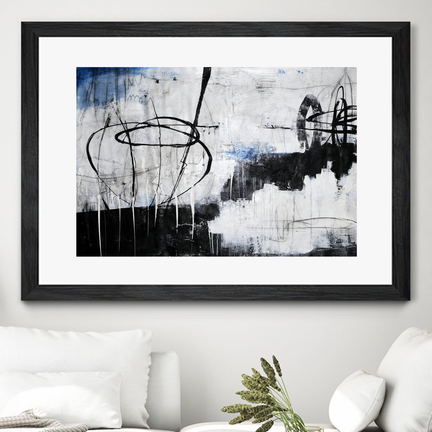 About That Twirl by Daleno Art on GIANT ART - black abstract