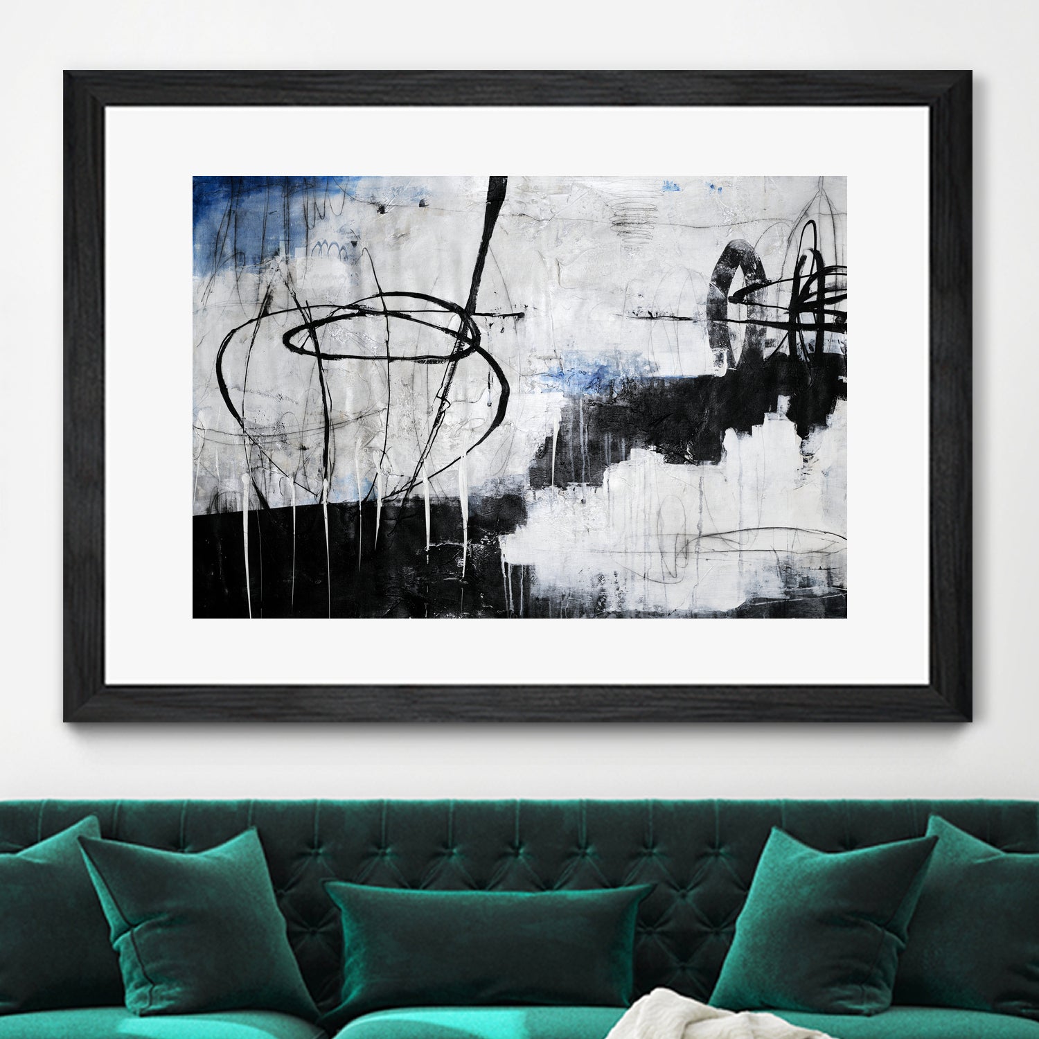 About That Twirl by Daleno Art on GIANT ART - black abstract