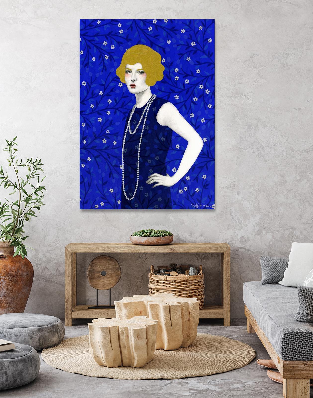 Zelda by Sofia Bonati on GIANT ART - yellow men and women