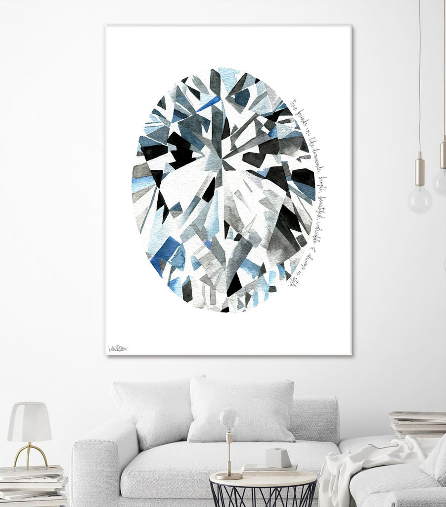 Oval Diamond by Mercedes Lopez Charro on GIANT ART