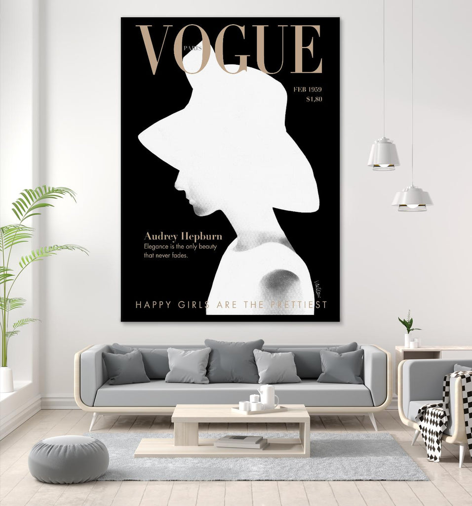 Audrey Vogue by Mercedes Lopez Charro on GIANT ART