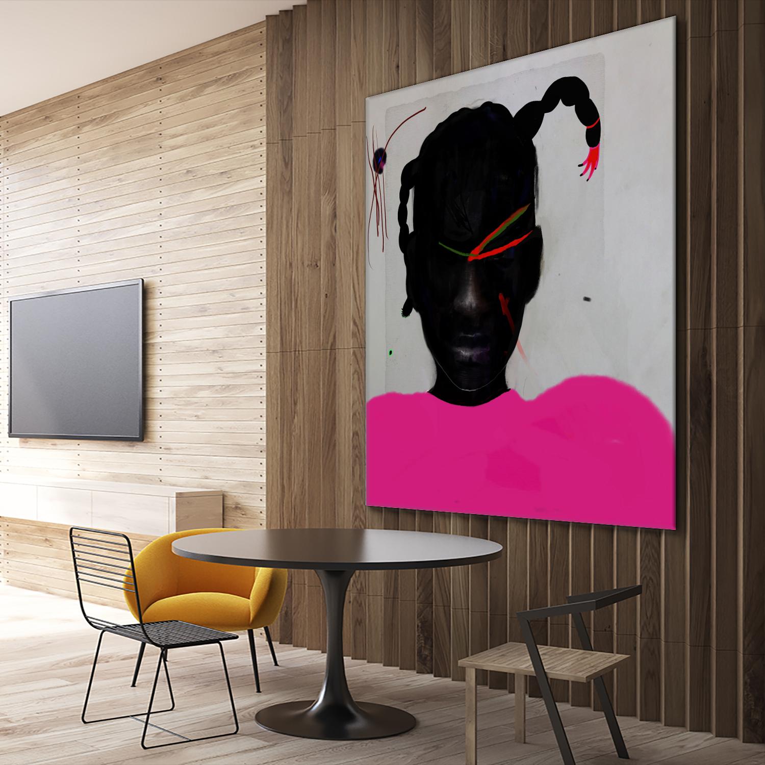 Watermelon Seed  by Arassay Hilario on GIANT ART - pink digital fuchsia