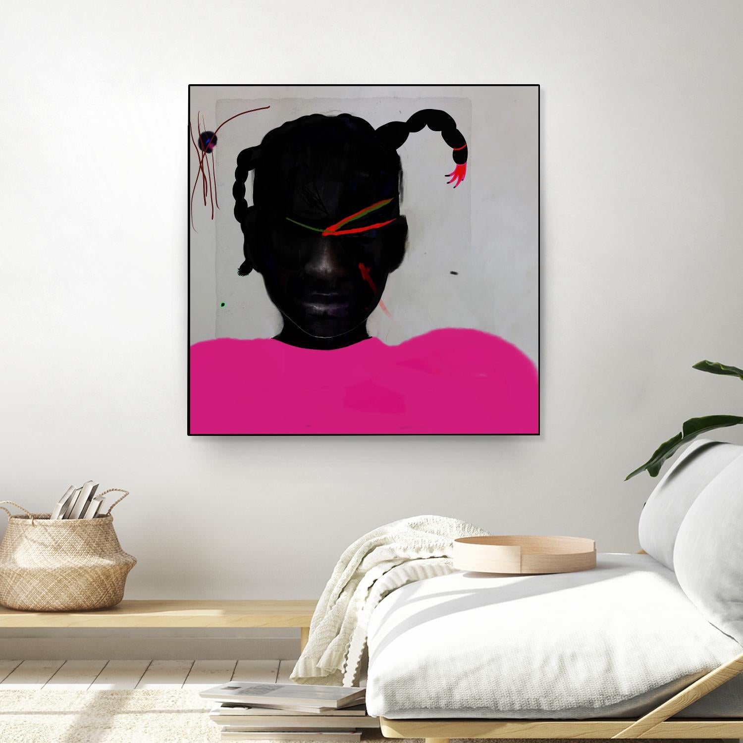 Watermelon Seed  by Arassay Hilario on GIANT ART - pink digital fuchsia