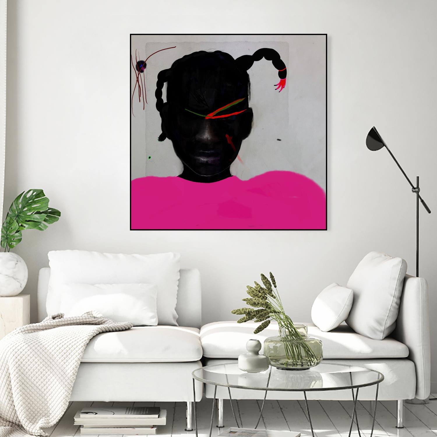 Watermelon Seed  by Arassay Hilario on GIANT ART - pink digital fuchsia