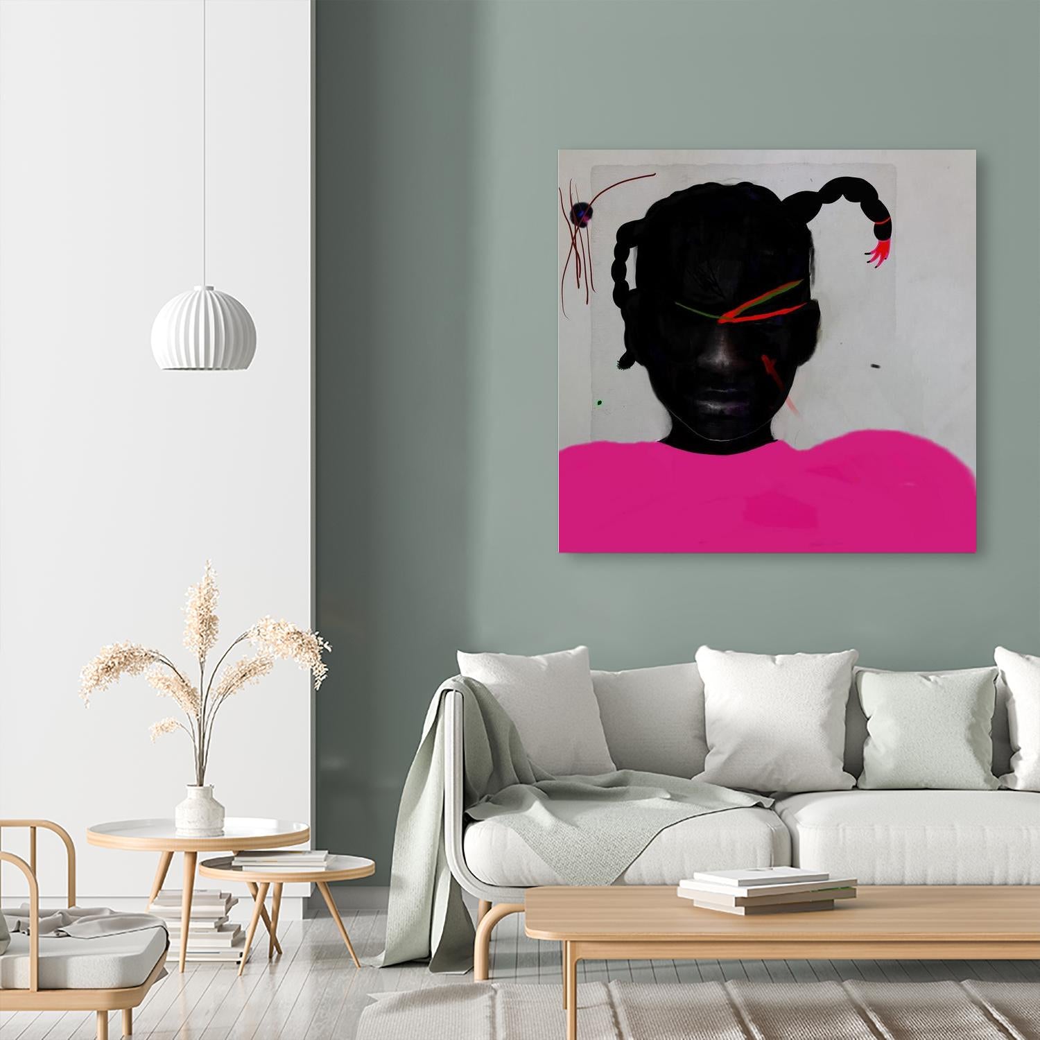 Watermelon Seed  by Arassay Hilario on GIANT ART - pink digital fuchsia