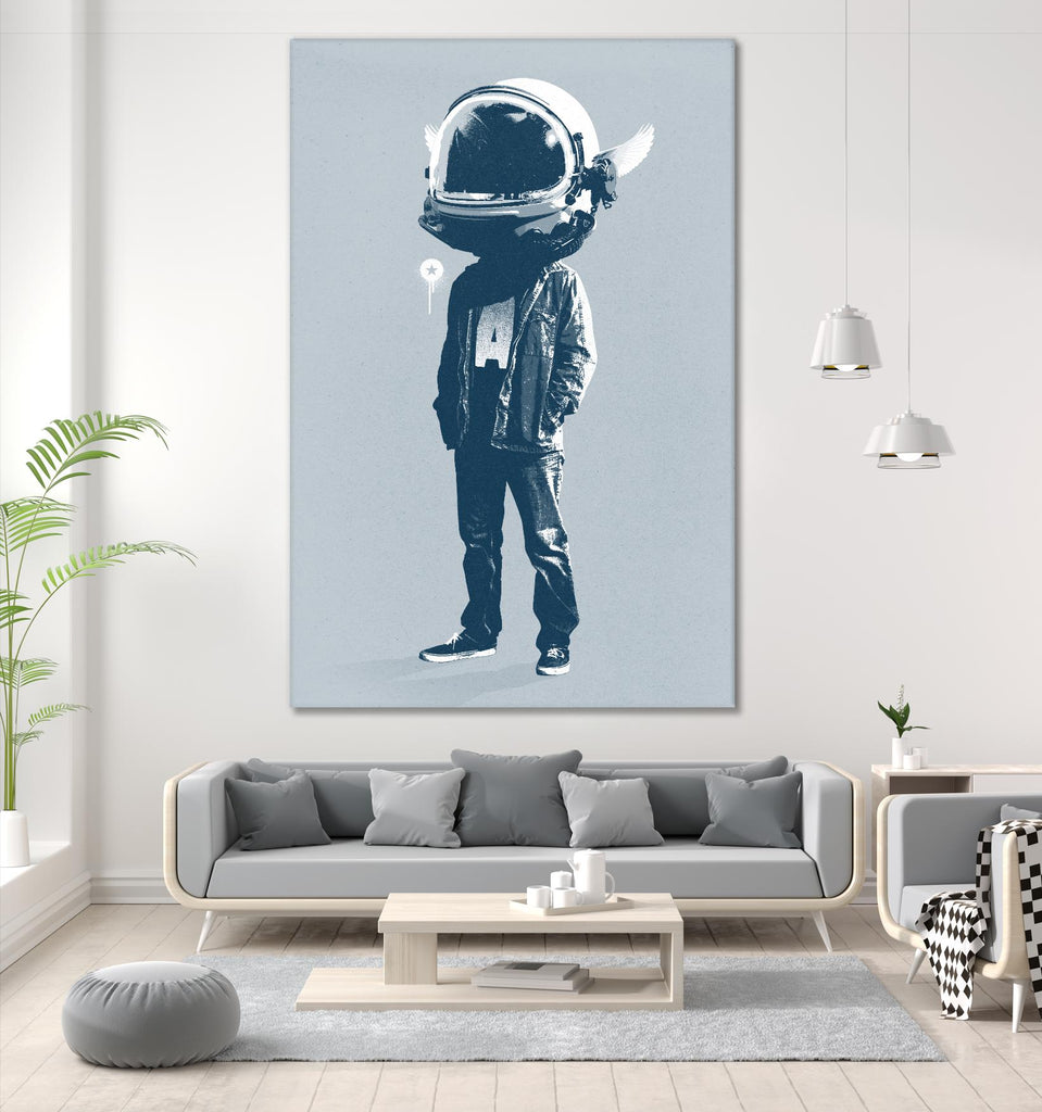 Casual Fridays by Hidden Moves on GIANT ART - blue contemporary