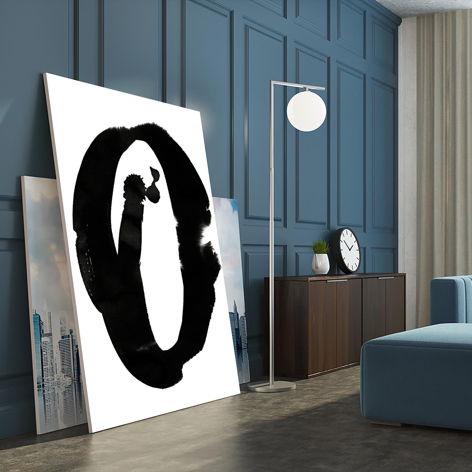 Composition in Black and White 3 by THE Studio on GIANT ART - white abstract