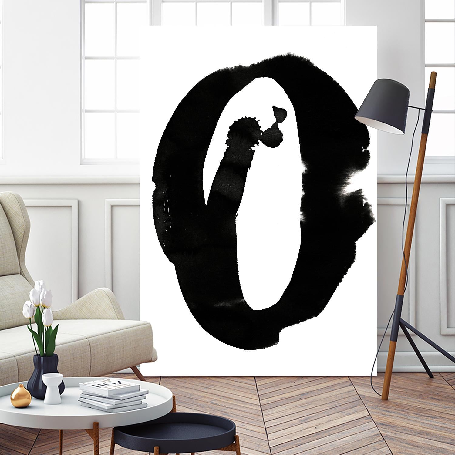 Composition in Black and White 3 by THE Studio on GIANT ART - white abstract