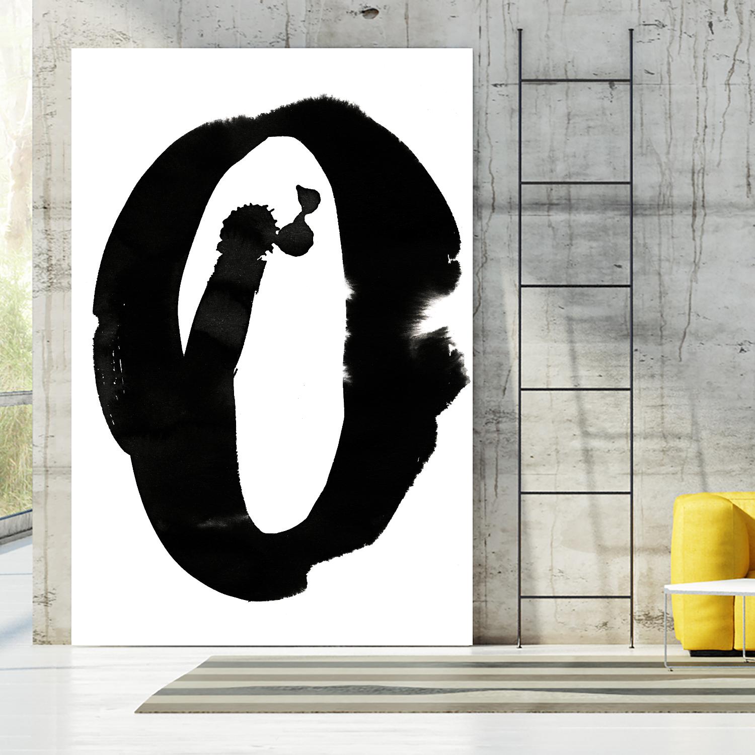 Composition in Black and White 3 by THE Studio on GIANT ART - white abstract