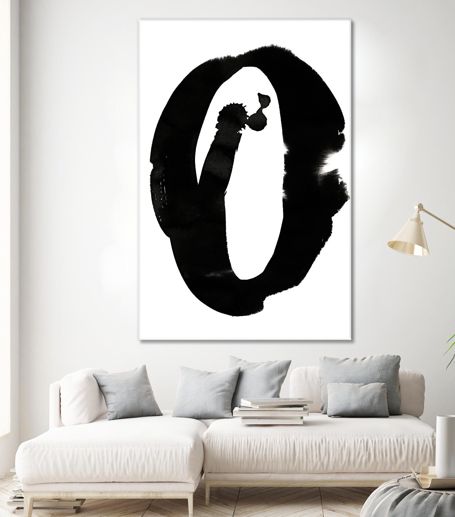 Composition in Black and White 3 by THE Studio on GIANT ART - white abstract