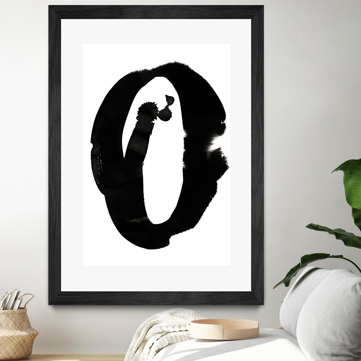 Composition in Black and White 3 by THE Studio on GIANT ART - white abstract