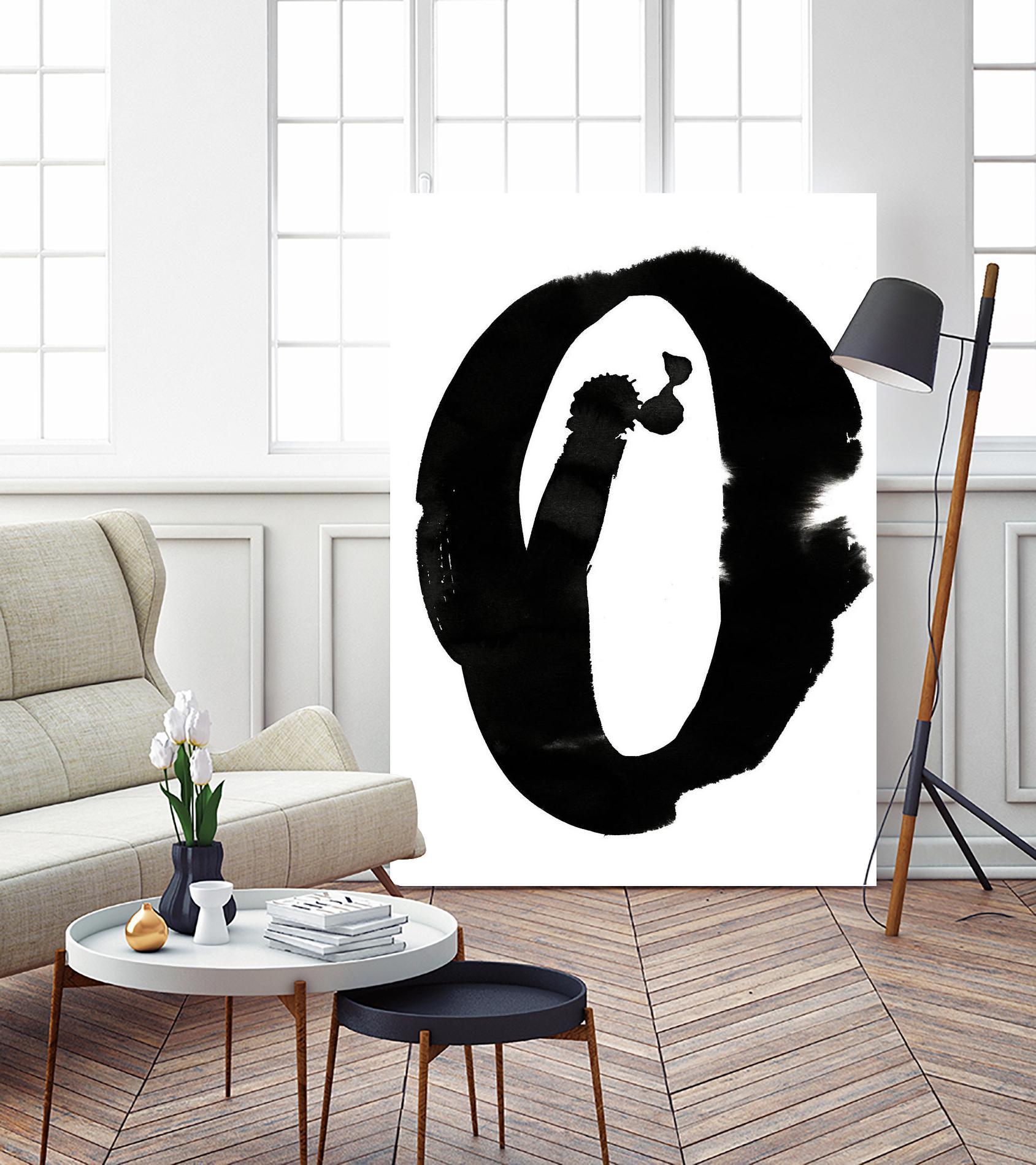 Composition in Black and White 3 by THE Studio on GIANT ART - white abstract