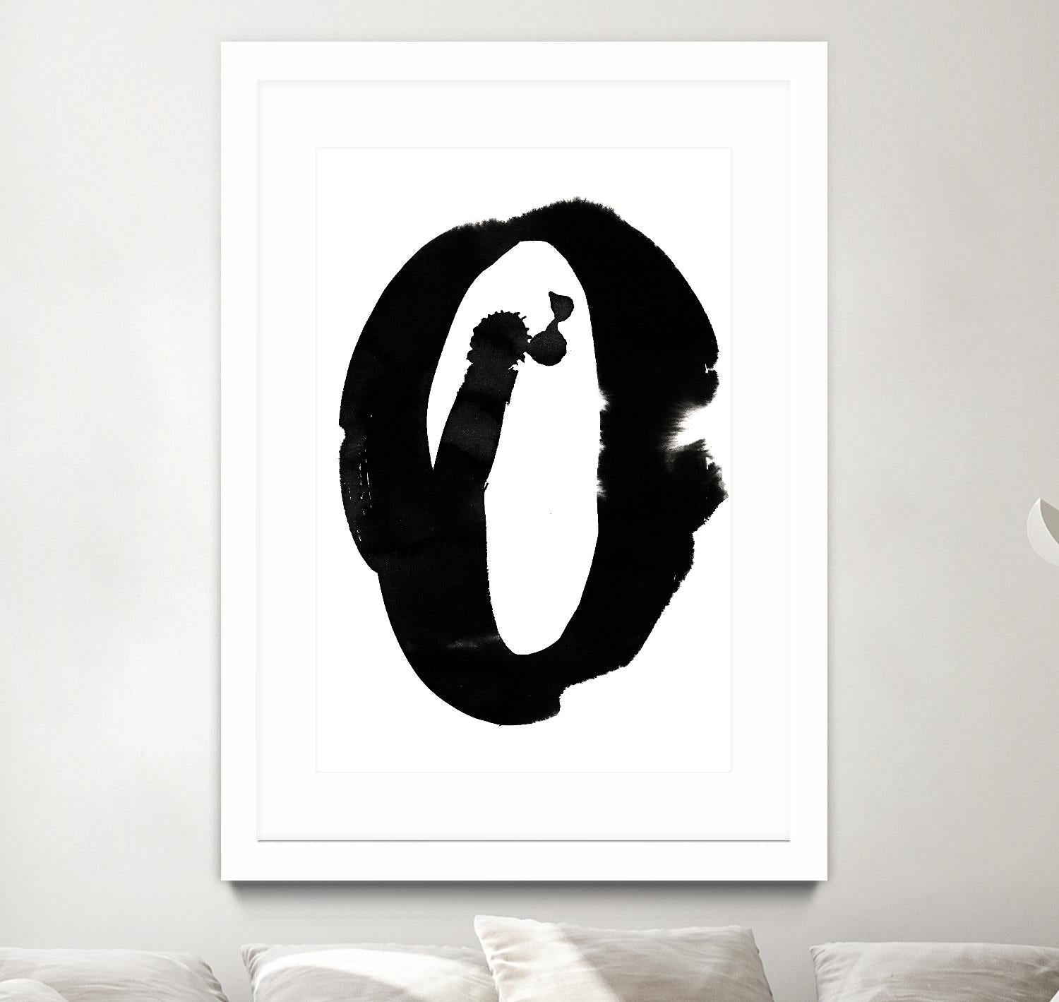 Composition in Black and White 3 by THE Studio on GIANT ART - white abstract