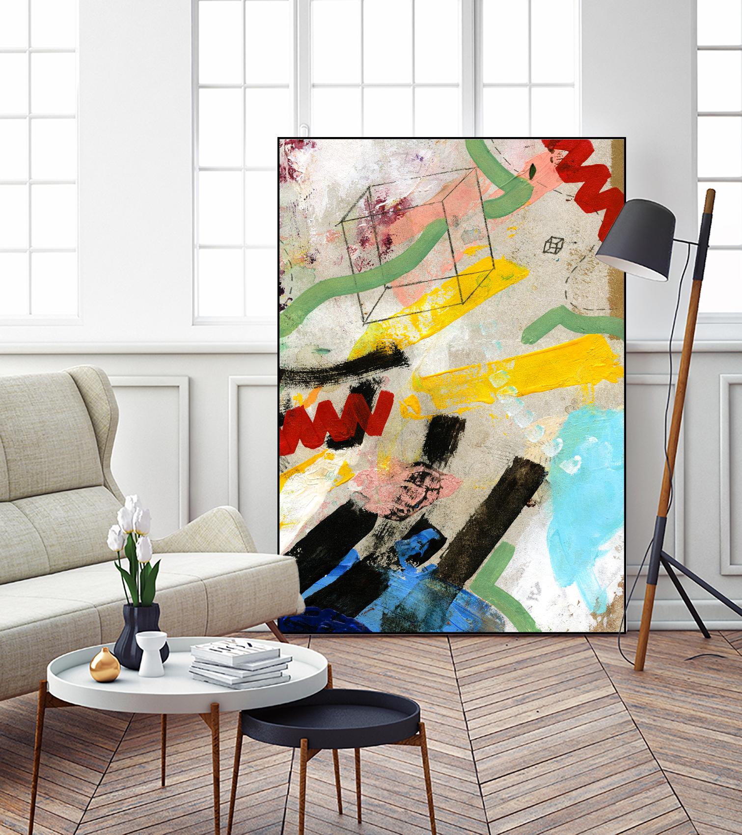 Palette 2 by Stefano Altamura on GIANT ART - beige abstract