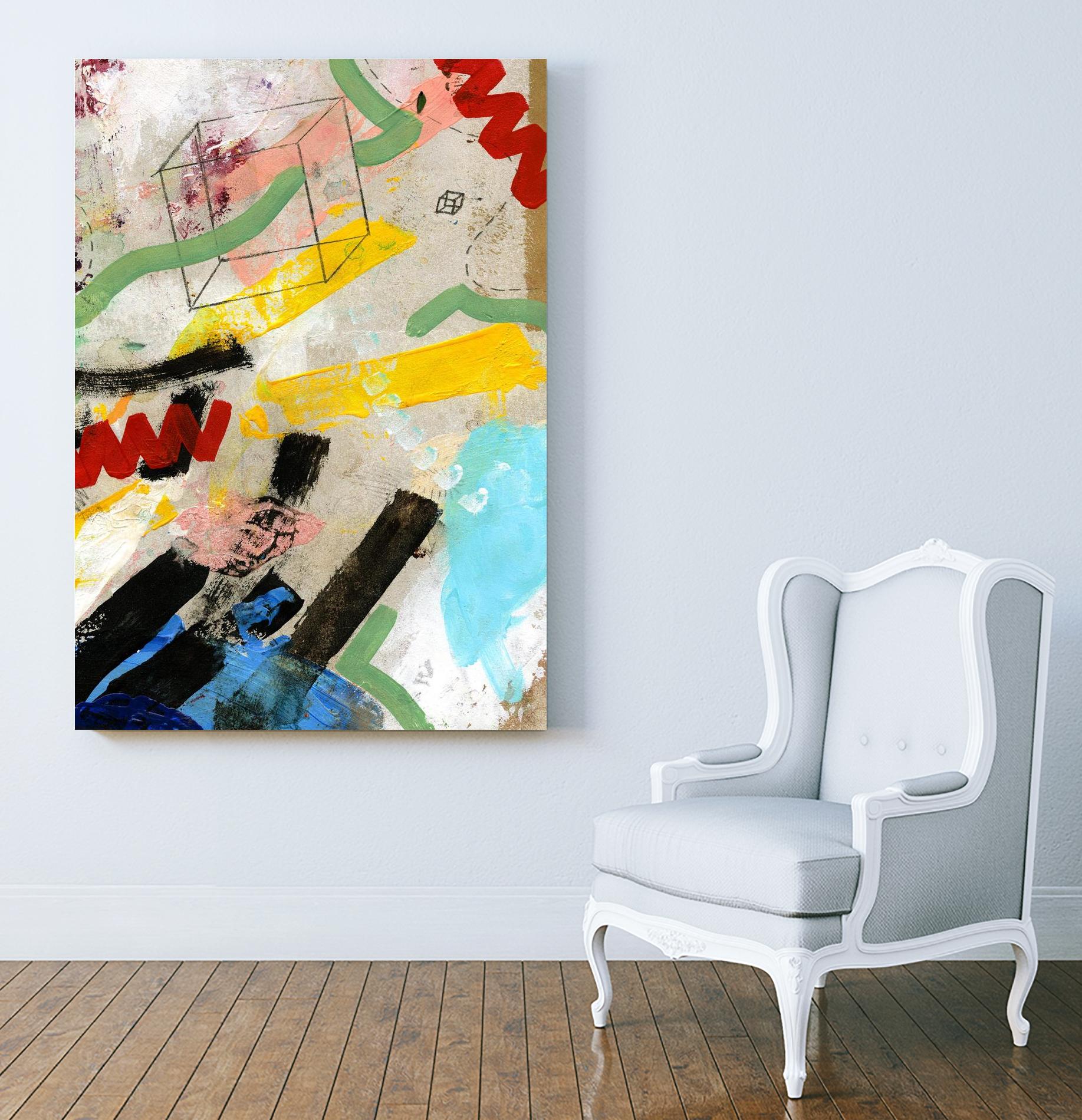 Palette 2 by Stefano Altamura on GIANT ART - beige abstract