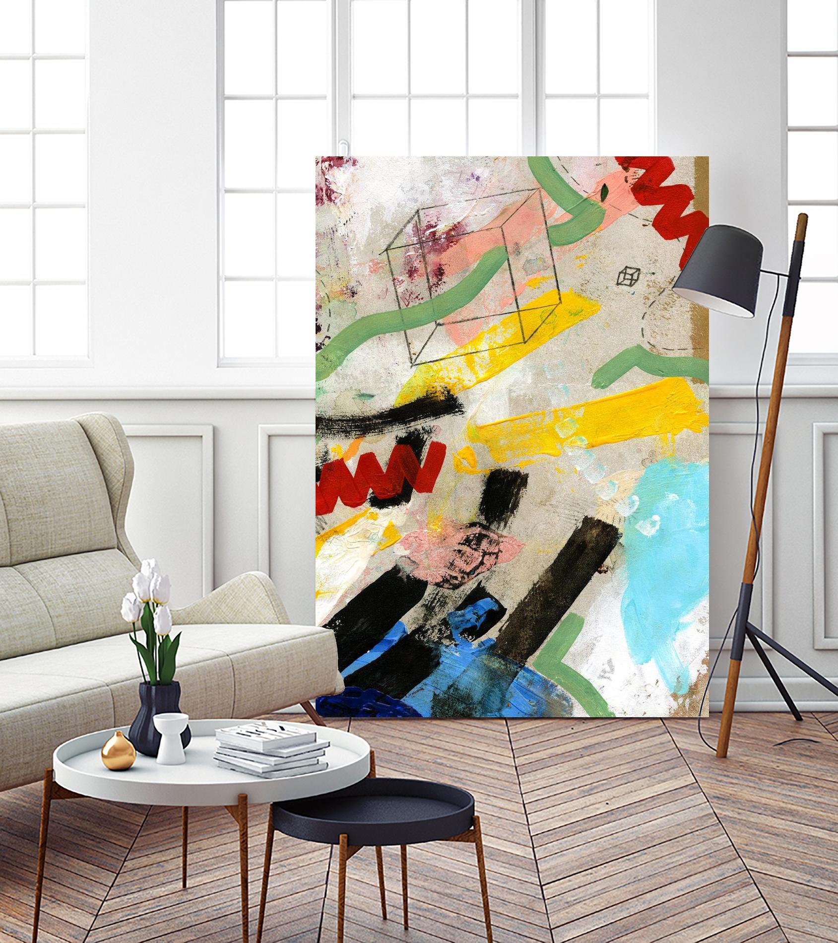 Palette 2 by Stefano Altamura on GIANT ART - beige abstract