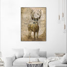 Native Spirit 1 by Elizabeth Hope on GIANT ART - beige animals