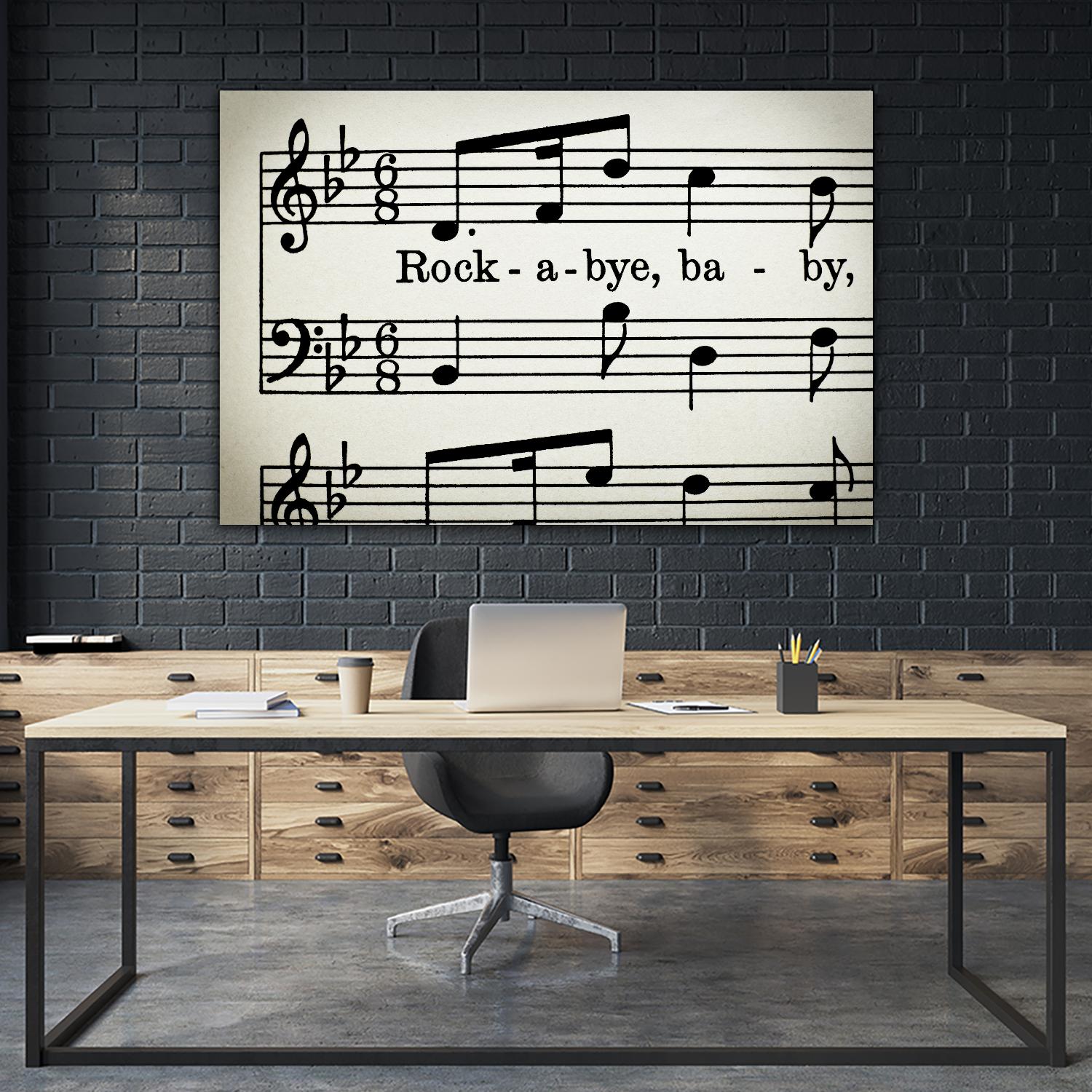 Rock a Bye by Amy Smith on GIANT ART - white photo art