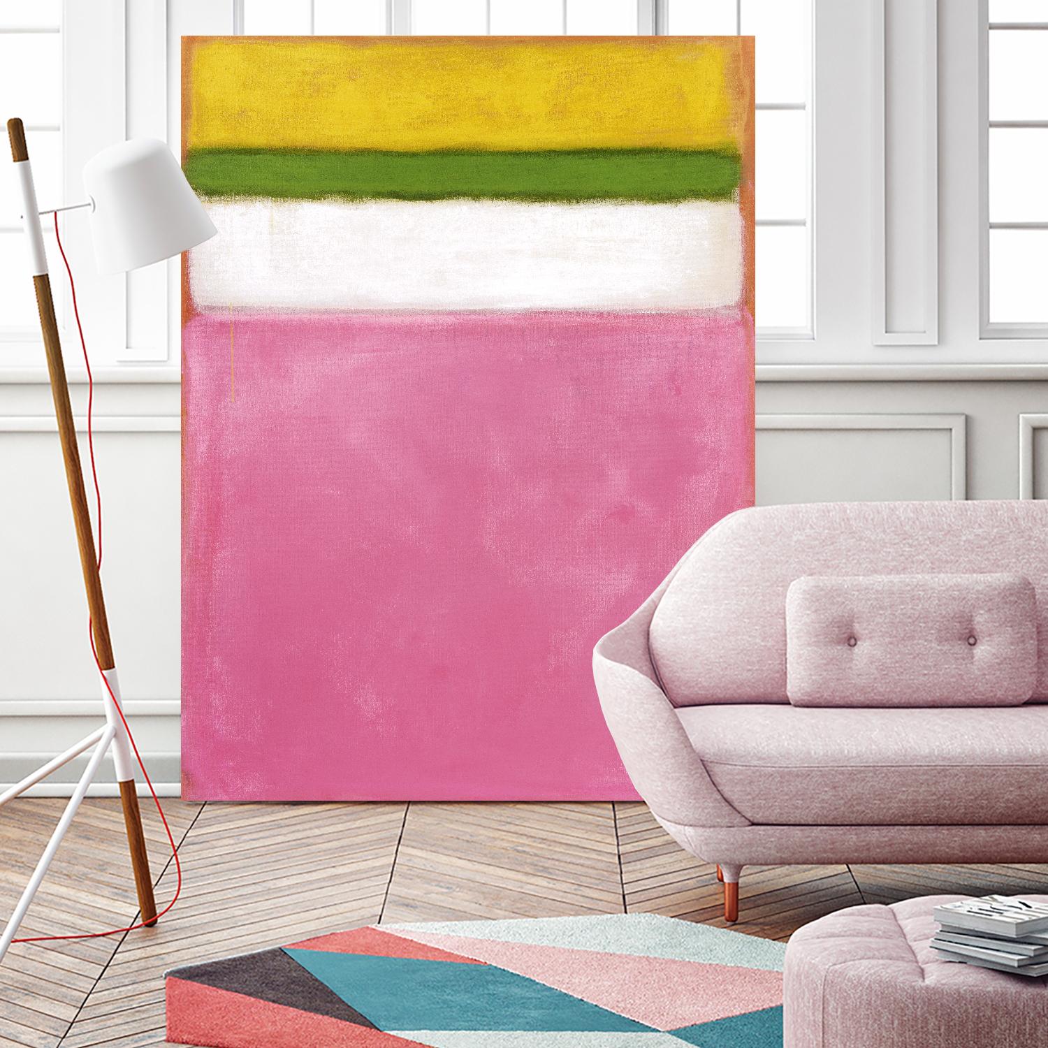 Strawberry Field by Mina Datos on GIANT ART - yellow abstract