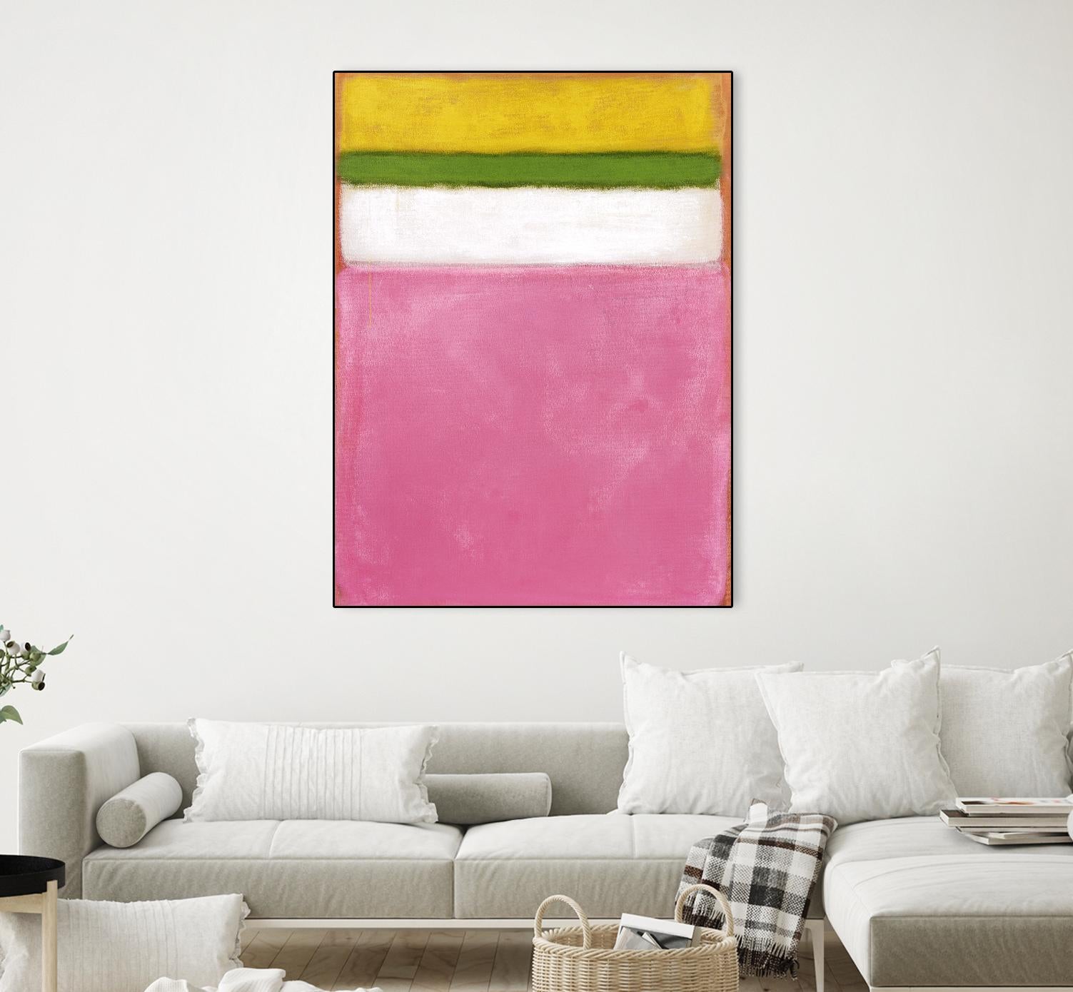 Strawberry Field by Mina Datos on GIANT ART - yellow abstract