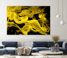 Yellow Smoke by GI ArtLab on GIANT ART - yellow abstract smoke