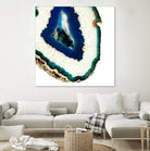 Mediterranean Agate A by GI ArtLab on GIANT ART - blue abstract agate