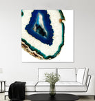Mediterranean Agate A by GI ArtLab on GIANT ART - blue abstract agate