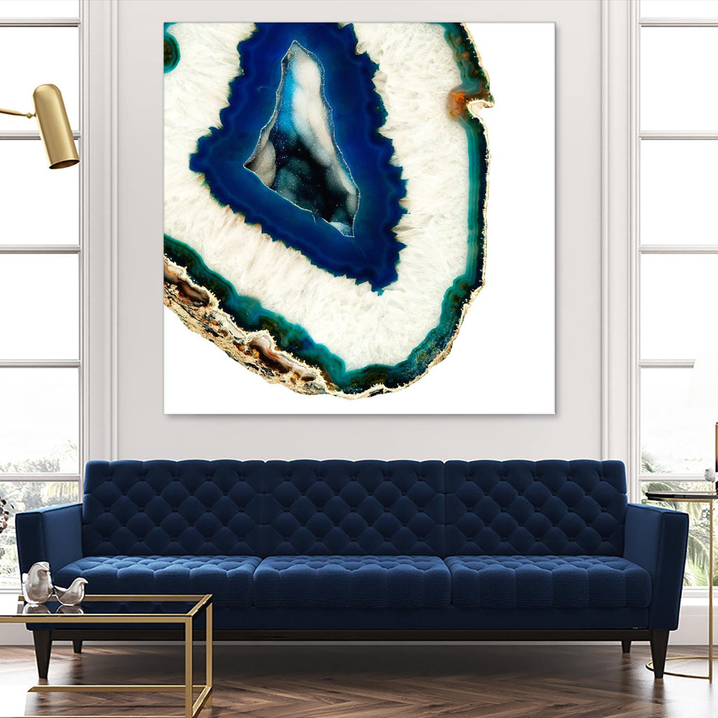 Mediterranean Agate A by GI ArtLab on GIANT ART - blue abstract agate