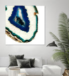 Mediterranean Agate A by GI ArtLab on GIANT ART - blue abstract agate
